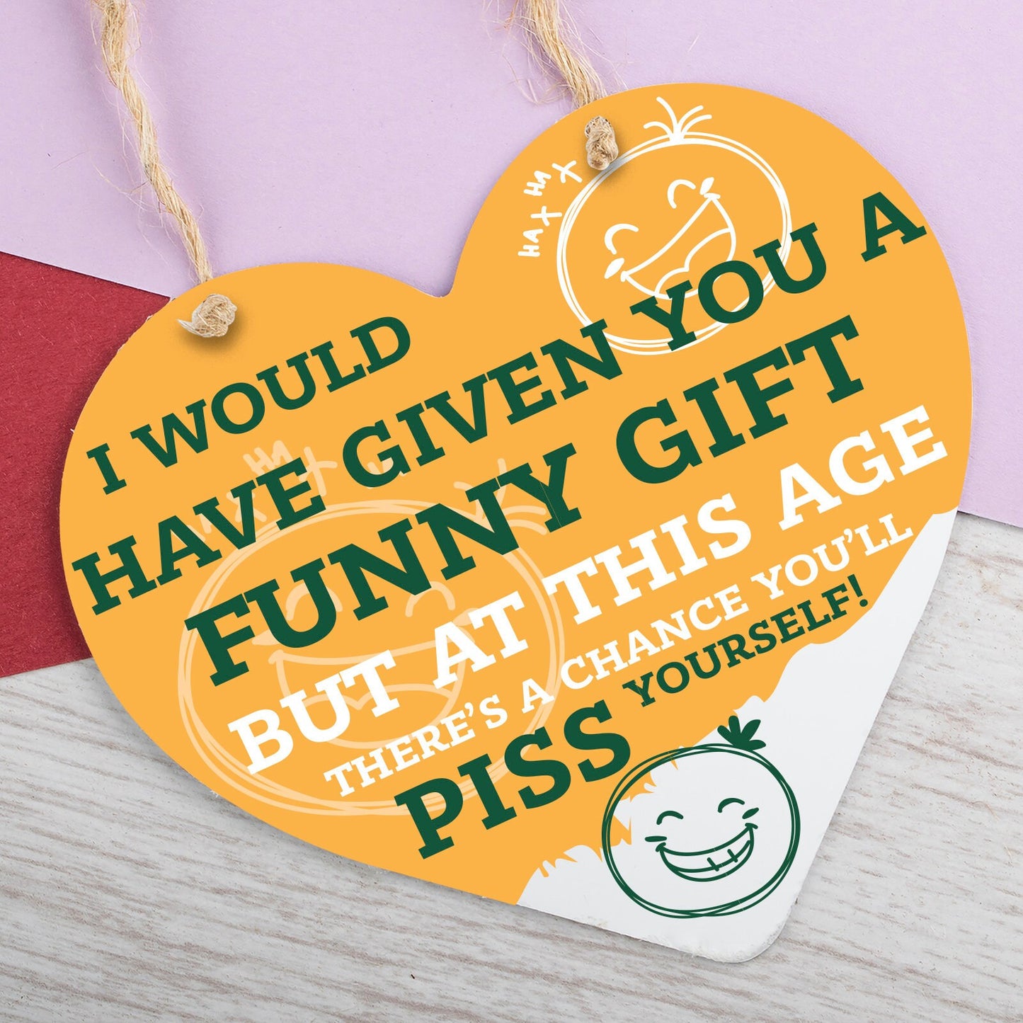 Funny Birthday Gifts Hanging Sign For Him Her Funny Plaque Gift For Friend