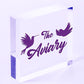 The Aviary Bird Aviary Sign Bird Accessories For Cage Garden Plaque Gift For Nan