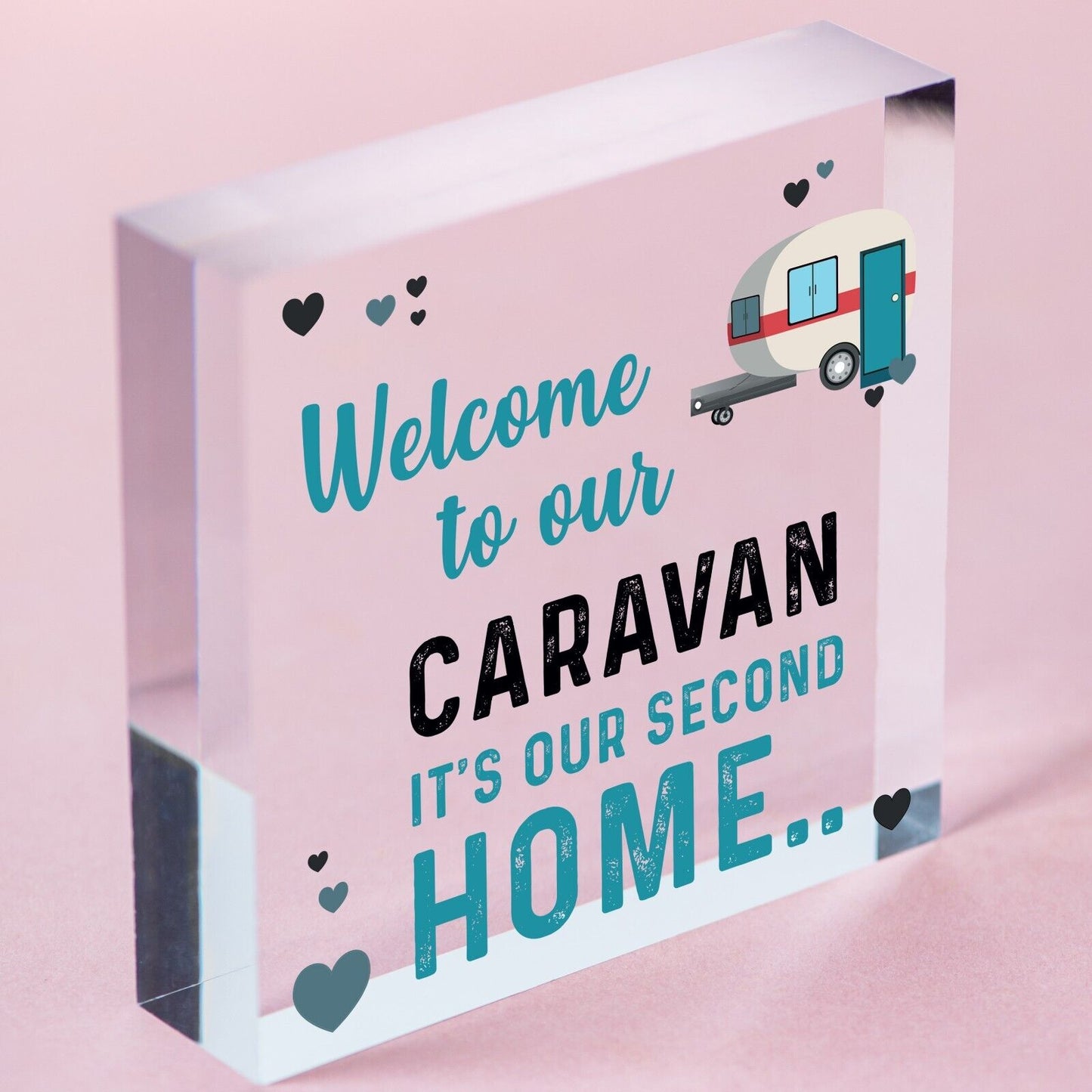 Welcome To Caravan Sign Caravan Gifts Caravan Accessories Home Decor Door Plaque