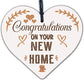 Congratulations New Home Plaque First House Friendship Family Gift House Warming