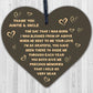 Auntie And Uncle Gifts For Christmas Wooden Heart Aunt Uncle Gifts THANK YOU