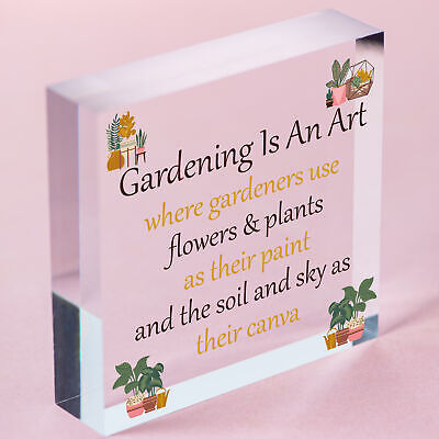 Gardening Art Novelty Hanging Plaques SummerHouse Signs Garden Shed Friend Gifts