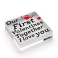 First Valentines Hanging Sign Gift Girlfriend Boyfriend For Him Her Love You