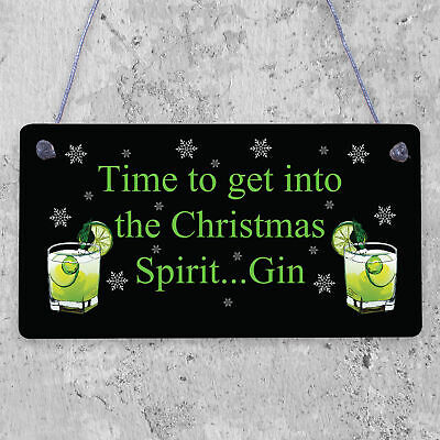 Bar Sign For Home Bar Plaque Gin Drinkers Gift Funny Gin Gift For Friend Xmas