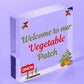 Vegetable Veggie Patch Welcome Garden Signs Allotment Garden Shed Plaques