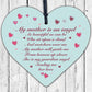 Mum Guardian Angel Wood Love Heart Sign Memorial Mothers Day Gift Grave Plaque