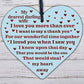 Wedding Anniversary Gift Wooden Heart Husband Wife Gift For Her Women Thank You