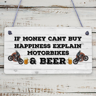 Biker Themed Gift For Road Biker Beer Plaque Dad Grandad Uncle Son Gifts For Him