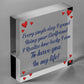 Special Gift For Boyfriend Valentines Day Anniversary Metal Card Gift For Him