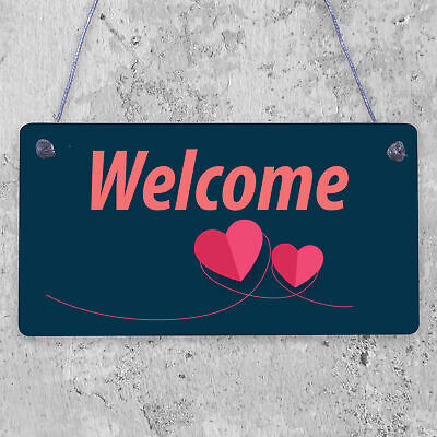 Welcome Hanging Sign For Your Home Novelty Home Bar New Home Decor Gifts