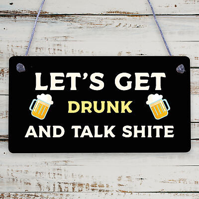 Rude Bar Sign For Home Bar Man Cave Pub Funny Alcohol Gift For Men