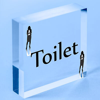 Retro Toilet Sign Funny Vintage Pub Bar Club Hanging Plaque Bathroom Loo Door