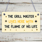 Funny BBQ Sign For Outdoor Hanging Wall Sign For Shed Garden Sign Gift For Men