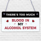 Alcohol System Funny Alcohol Man Cave Bar Pub Hanging Plaque Friend Beer Sign