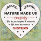 Cousins Sister Gifts Wooden Heart Chic Plaque Family Friendship Thank You Gift