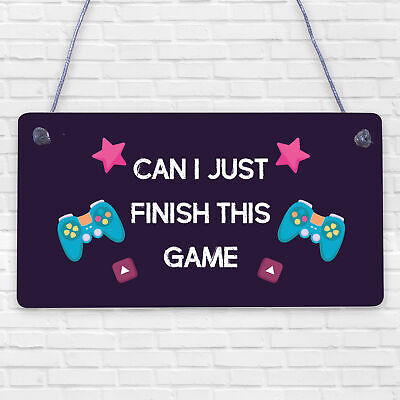 Gaming Sign For Door Gaming Sign For Wall Funny Gamer Gift For Son Bedroom Decor