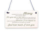 Christmas Gift For Nanny Hanging Sign Grandparent Gift Thank You Gift For Her