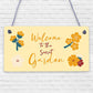 Welcome To The Secret Garden Hanging Plaque Garden Shed SummerHouse Sign Gifts