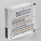 50th Birthday Gift Present 50 Birthday Gift For Men Women Funny Fifty Decoration