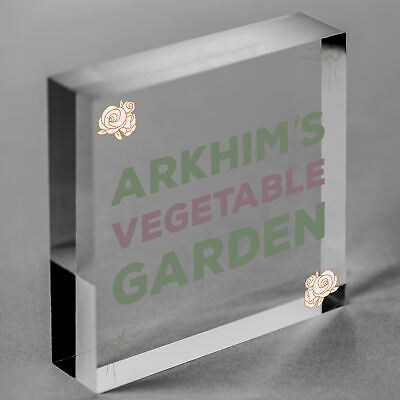 Vegetable Garden Personalised Hanging Allotment Greenhouse Garden Shed Sign