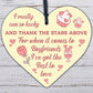 Birthday Christmas Anniversary Card Gift THANK YOU Gift For Boyfriend Wood Heart