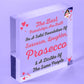 Best Friendships Foundation Is Prosecco Wooden Hanging Heart Novelty Plaque Gift