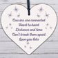 Birthday Christmas Gift For Cousin Wood Heart Family Friendship Keepsake Plaque