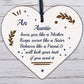 Auntie Plaque Heart Auntie Birthday Christmas Gift From Niece Nephew Sister Gift