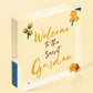 Welcome To The Secret Garden Hanging Plaque Garden Shed SummerHouse Sign Gifts