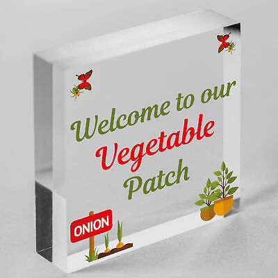 Vegetable Veggie Patch Welcome Garden Signs Allotment Garden Shed Plaques