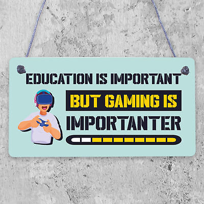 Funny Gaming Sign Novelty Christmas Gift For Brother Son Gamer Gaming Room