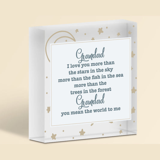 Gifts For Grandad Hanging Wall Plaque Gifts From Grandchildren Dad Grandpa Sign