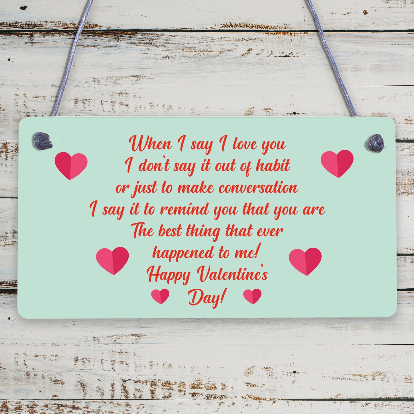 40th Birthday Gifts Funny Novelty Wood Hearts Gift For Him Her Friend Rude Gift