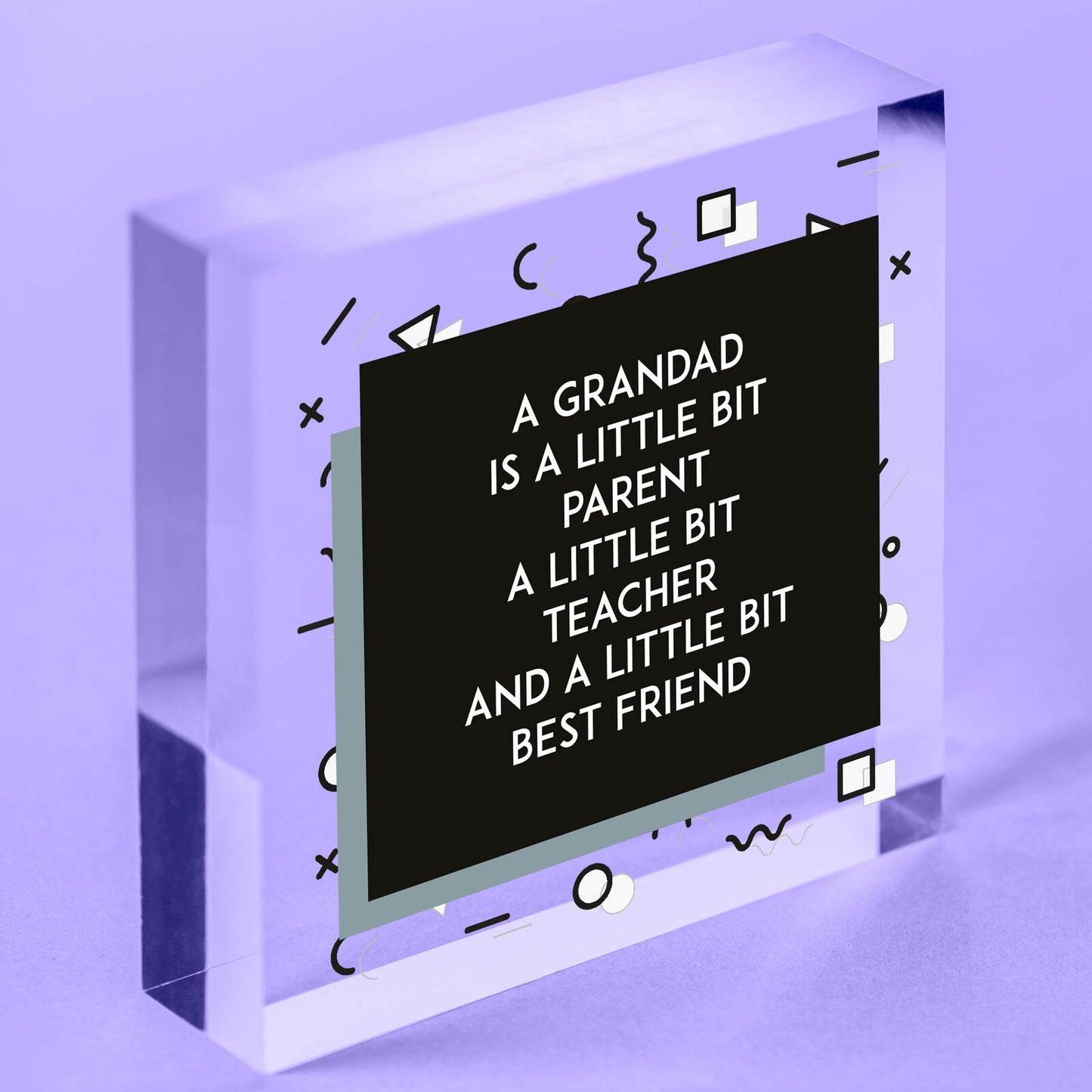 FUNNY 70TH BIRTHDAY Card 70th Birthday Gift For Mum Dad Nan Grandad Wood Block