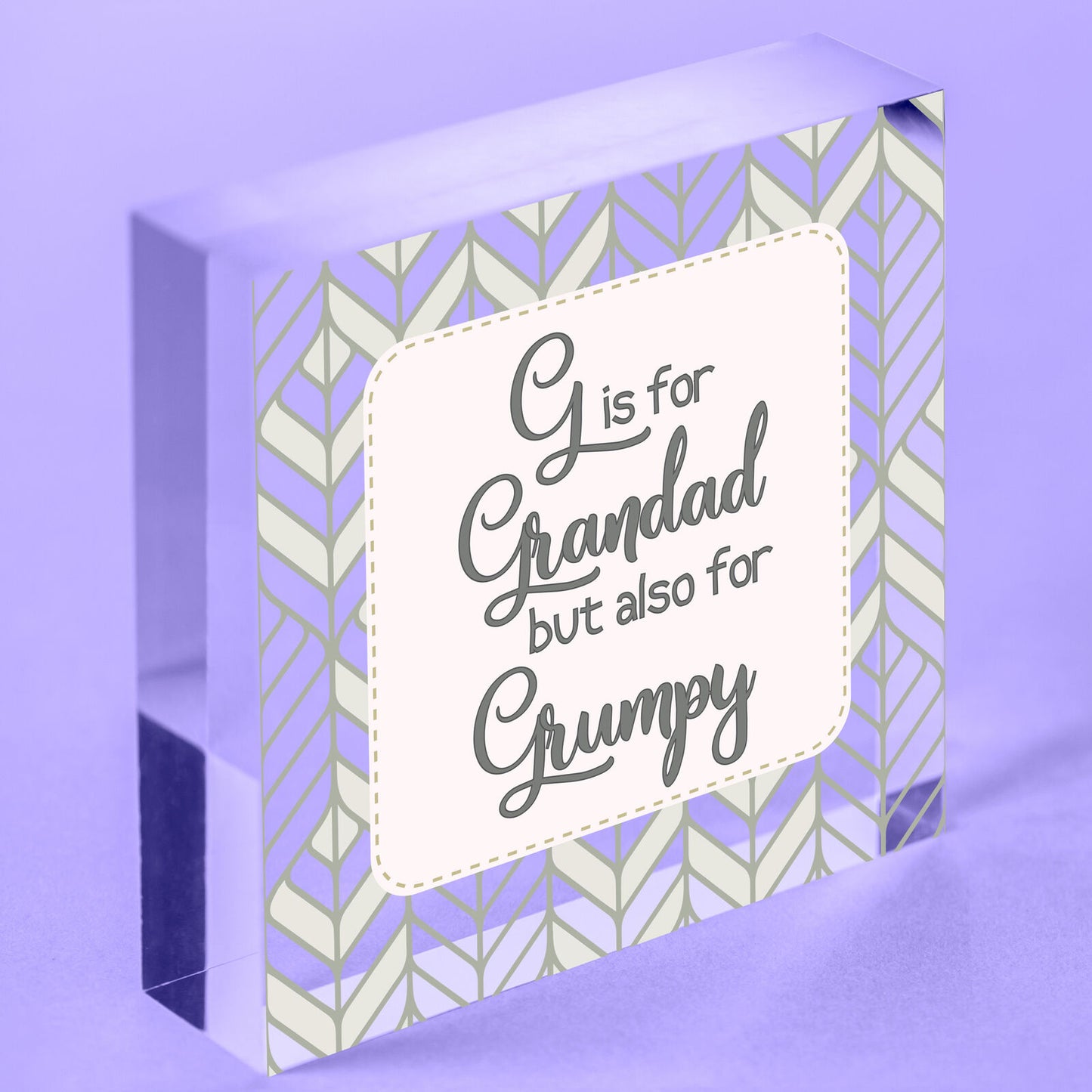 Funny Grandad Birthday Christmas Gift From Grandson Funny Grandad Plaque Gift