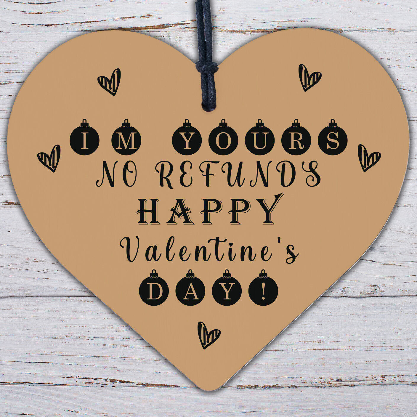 Most Annoying Husband Engraved Novelty Heart Gift For Husband Valentines Day