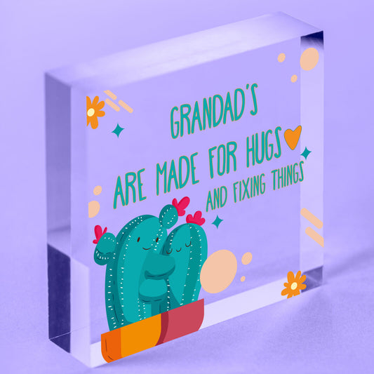 Grandad Ornament Keepsake Birthday Christmas Gift From Granddaughter Grandson