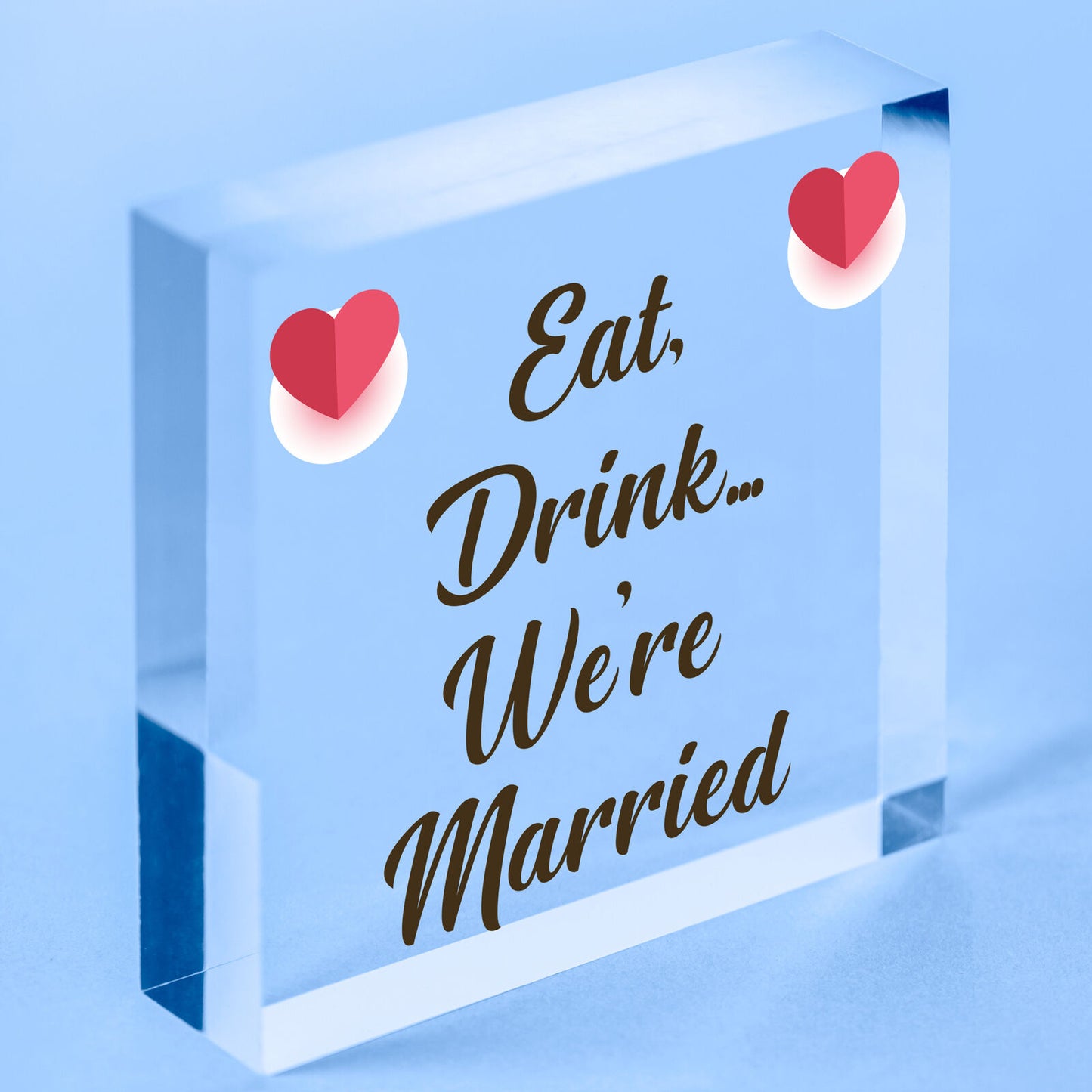 Wedding Countdown Days Until Mr & Mrs Wooden Plaque Chalkboard Engagement Gift