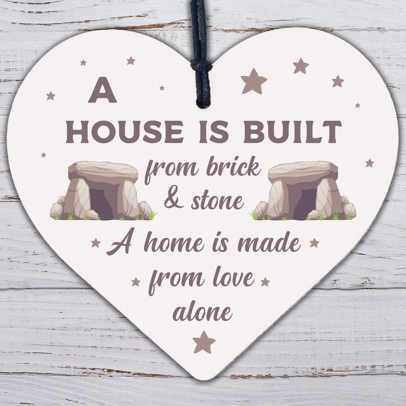 My Garden Novelty Heart SummerHouse Friendship Sign Garden Shed Gift For Women