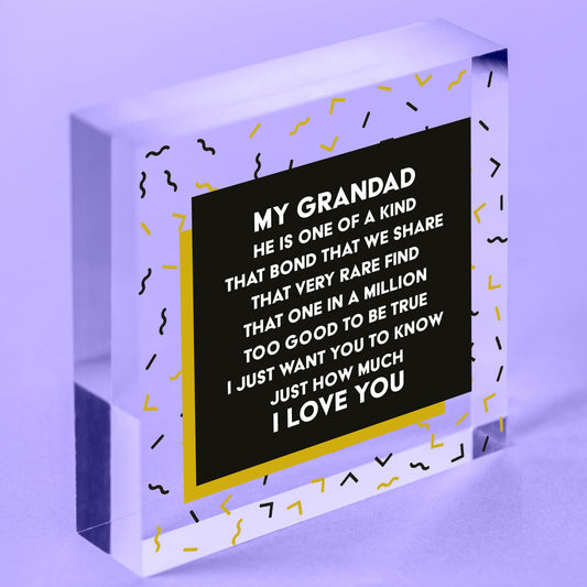 Nan and Grandad Time That We Share Wooden Hanging Plaque Grandparents Gift Sign