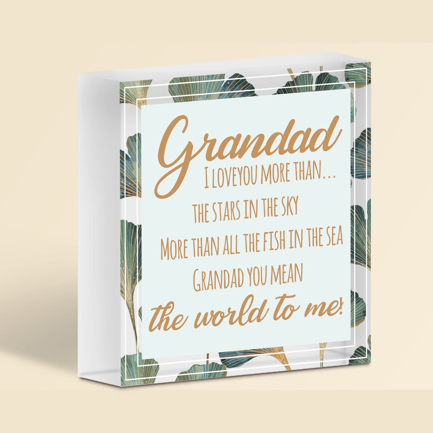 Birthday Christmas Present For Him Grandad Gifts Keepsake Gift For Grandparents