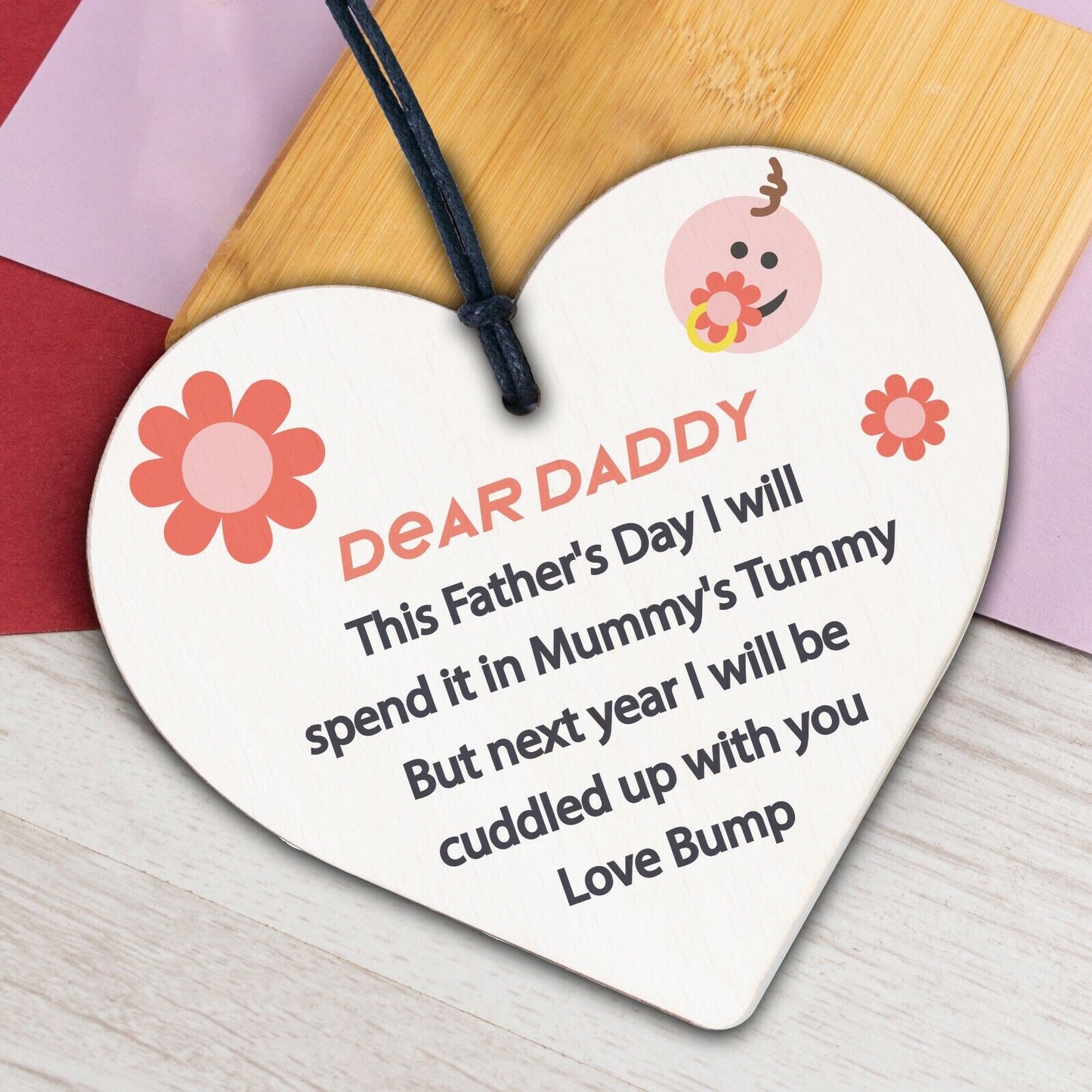 Fathers Day Heart Plaques Dad Grandad Grandpa Birthday Gifts From Grandchildren