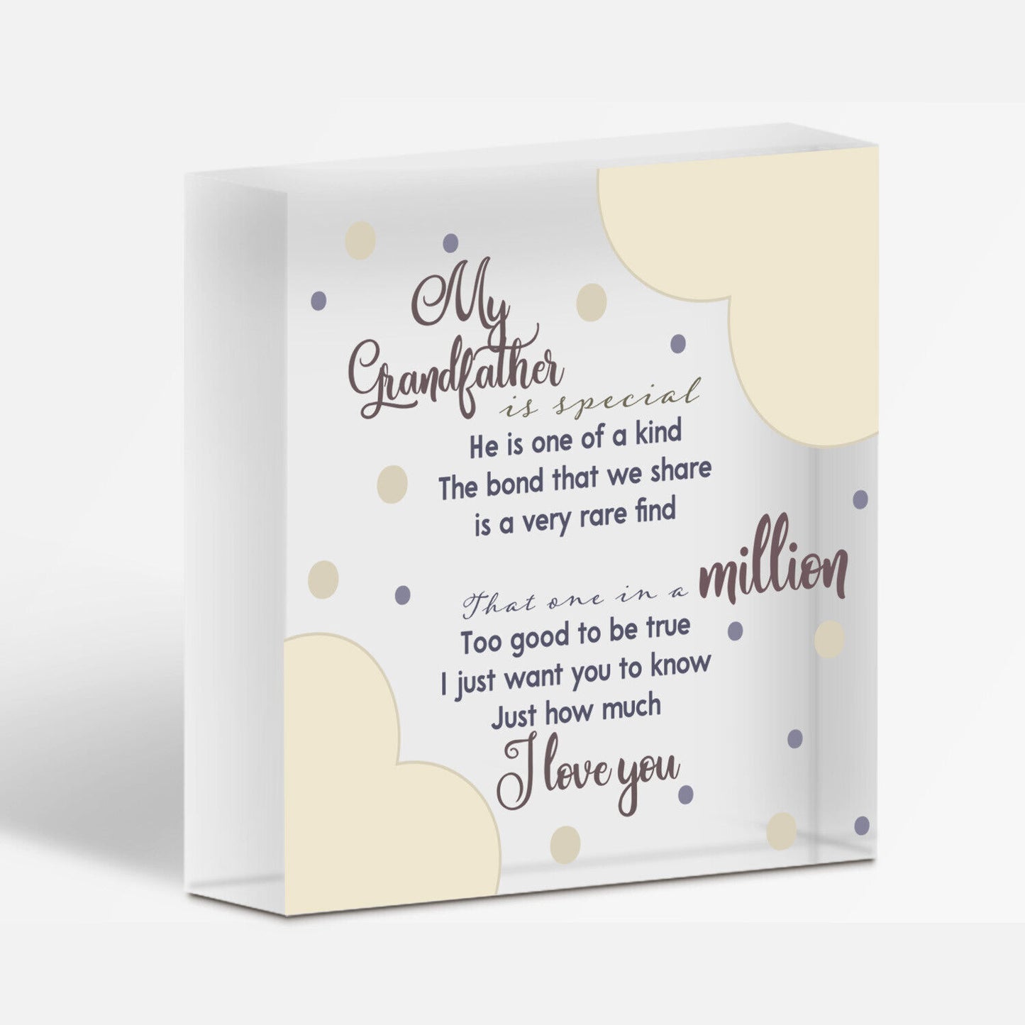 Grandad Grandfather Gifts From Grandchildren Christmas Gift Standing Plaque Sign