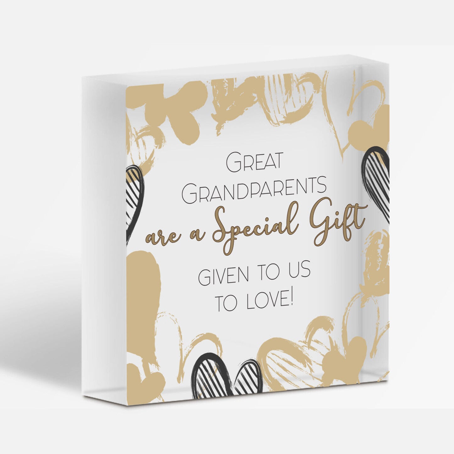 Nan And Grandad Gift Standing Plaque Grandma and Grandpa Birthday Christmas Gift