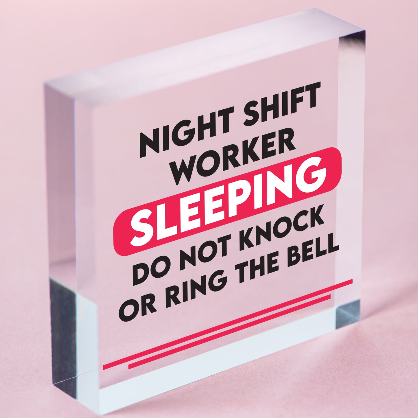 Night Shift Worker Sleeping Do Not Disturb Hanging Plaque Dr's Nurses Sign