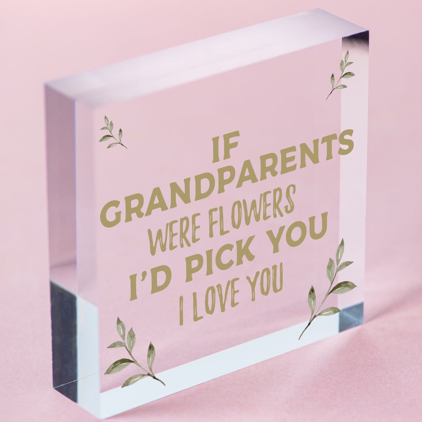 Cute Gift For Nan Grandad Grandparent Plaque Keepsake Gift From Grandchildren