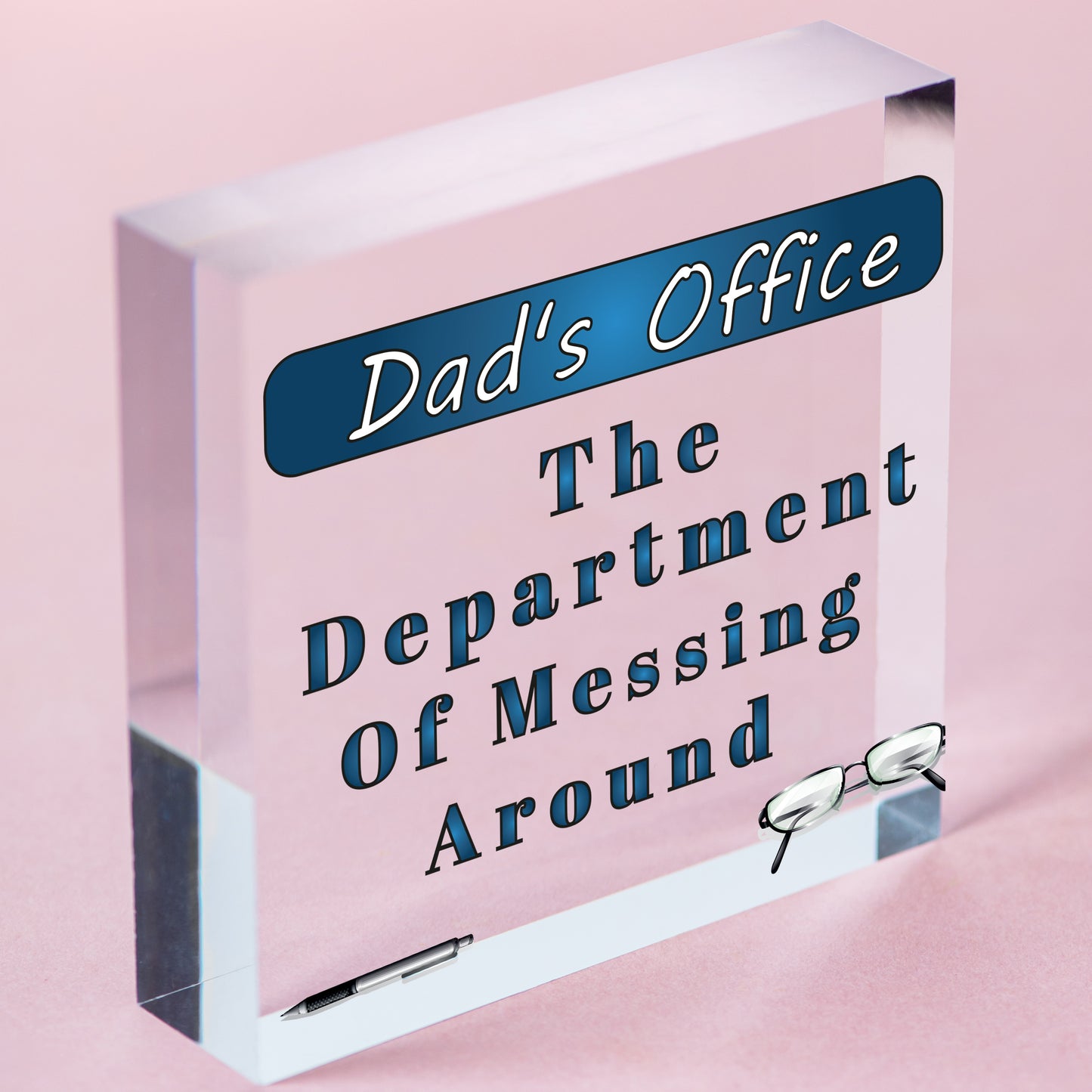 Dad's Office Funny Novelty Father's Day Man Cave Hanging Plaque Shed Gift Sign