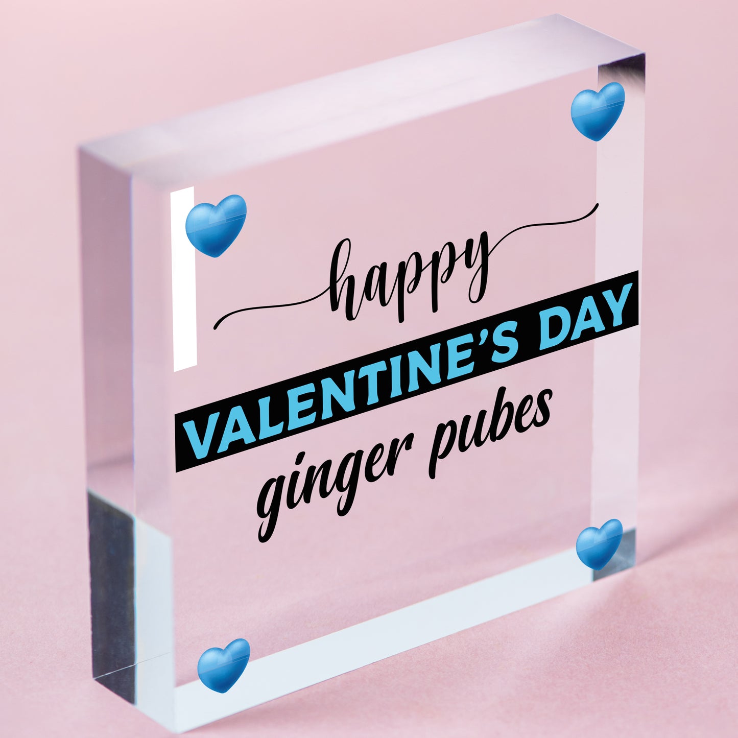 Funny Rude Valentines Day hanging plaque For Boyfriend Husband Joke Humour hanging plaque For Him Free-Standing Block