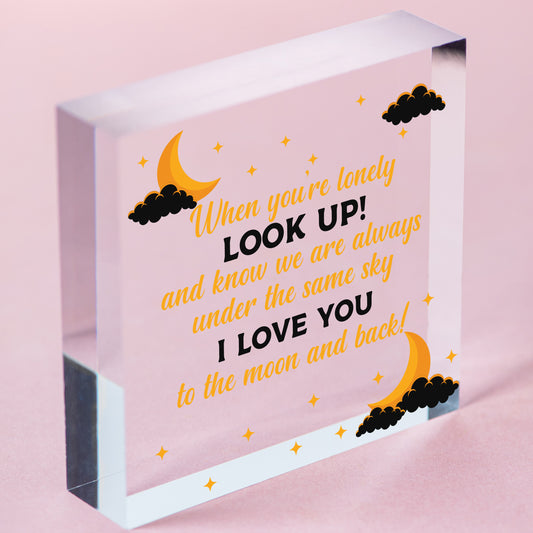 Anniversary Valentines Day Gift For Boyfriend Girlfriend Long Distance Gift Free-Standing Block