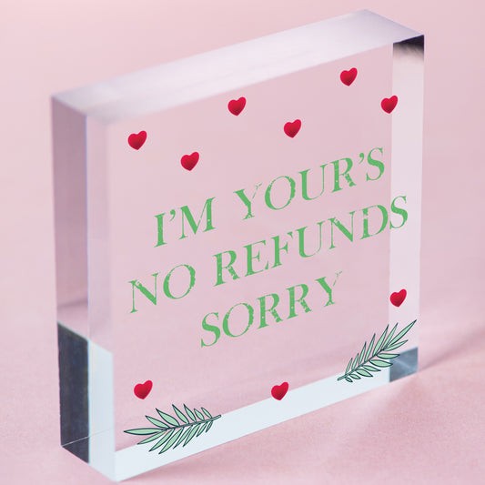 Cute Valentines Day Anniversary Card For Boyfriend Girlfriend Husband Wife Free-Standing Block